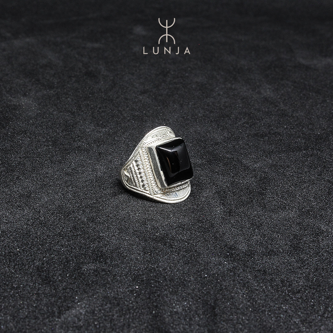 Bague Agadez Onyx large