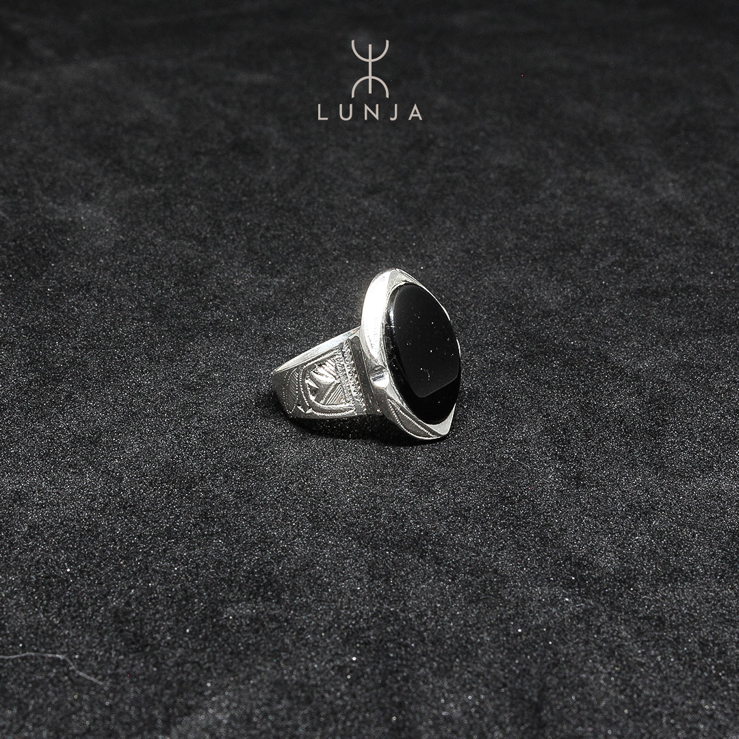 Bague Agadez Onyx Ovale