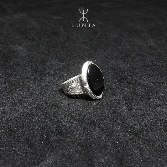 Bague Agadez Onyx Ovale