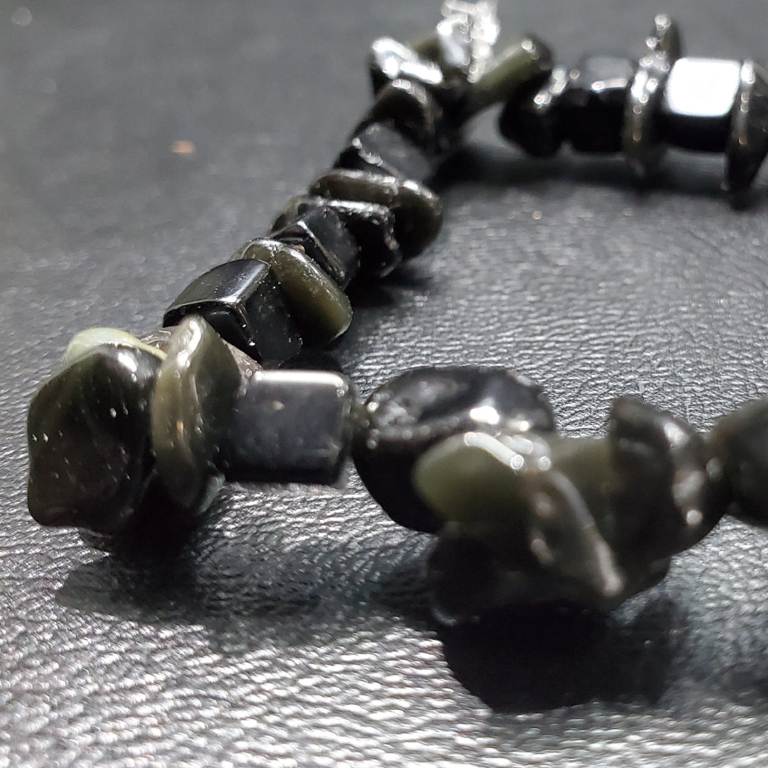 Bracelet Obsidienne Œil De Céleste  Chips