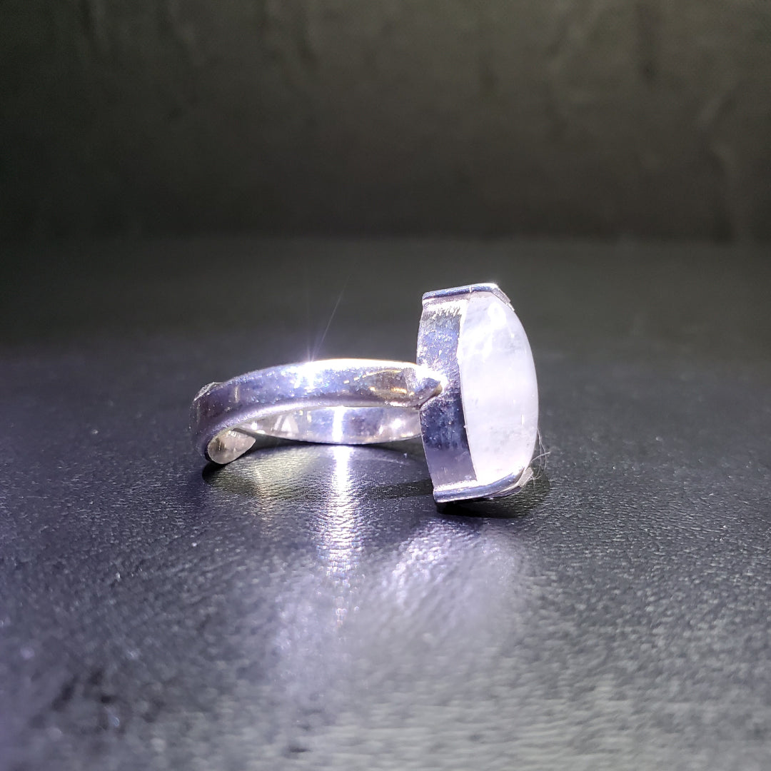 Bague Pierre De Lune Argent