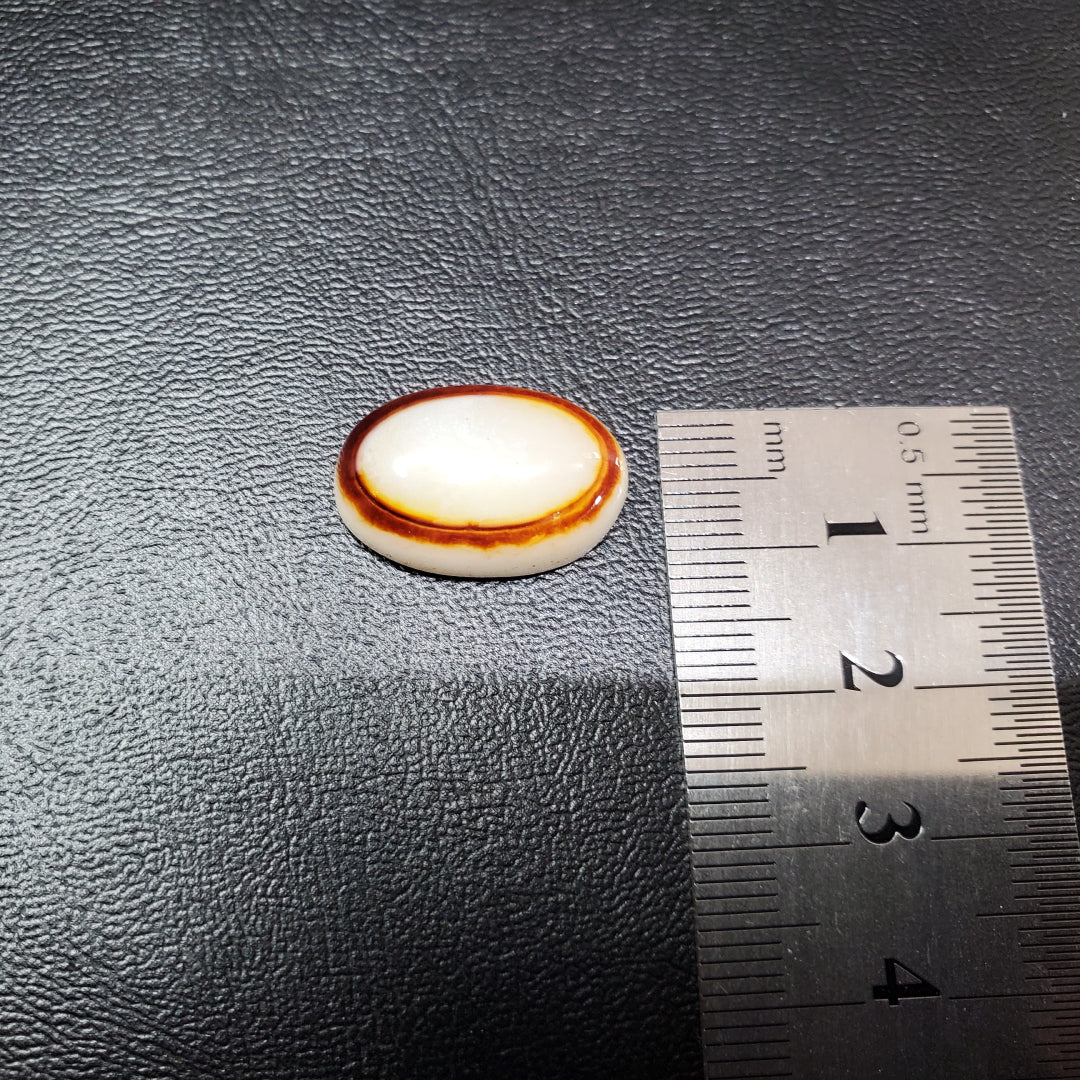 Cabochon Agate Rubanée double niveau