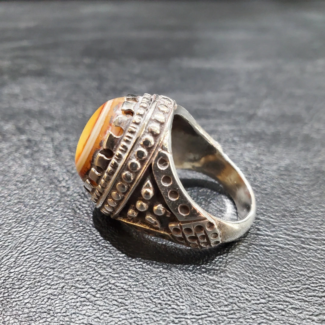 Bague Homme Argent Aquiq Yemenite