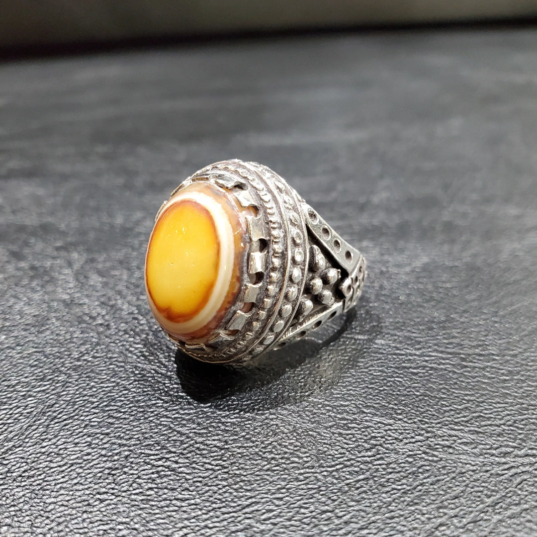 Bague Homme Argent Aquiq Yemenite