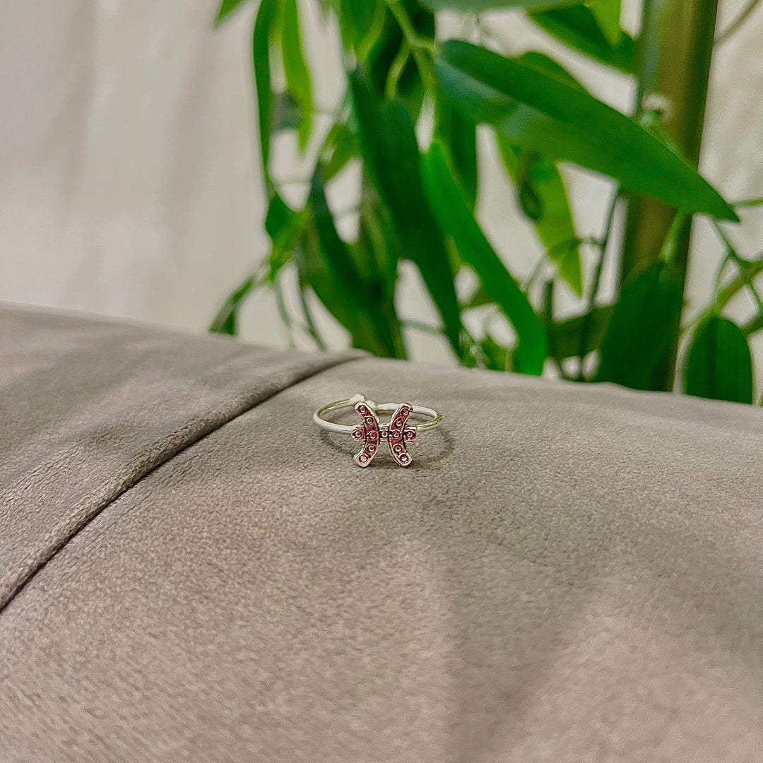 Bague en argent lettre Yaz
