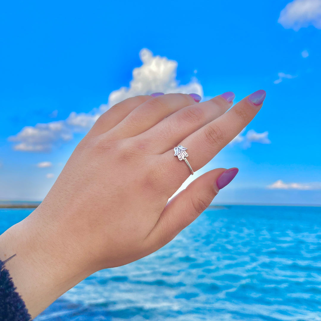 Bague en argent khomsa