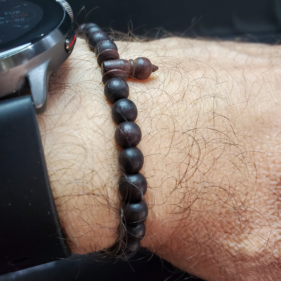 Bracelet En Bois Naturel avec Chahed