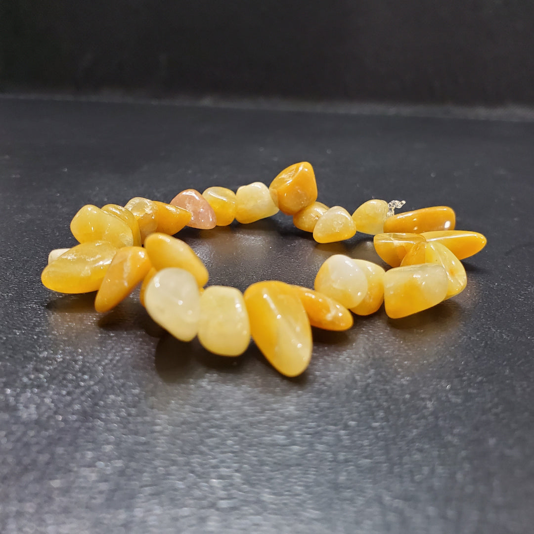 Bracelet Jaspe Jaune Chips