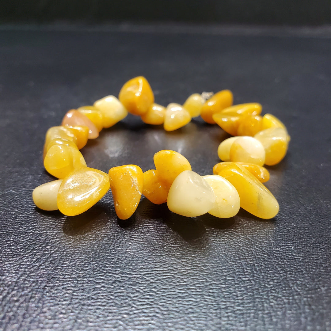 Bracelet Jaspe Jaune Chips