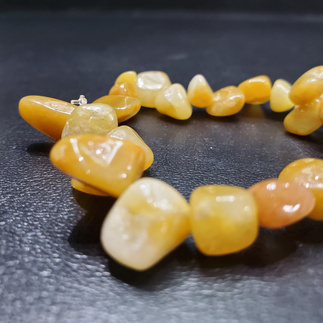 Bracelet Jaspe Jaune Chips