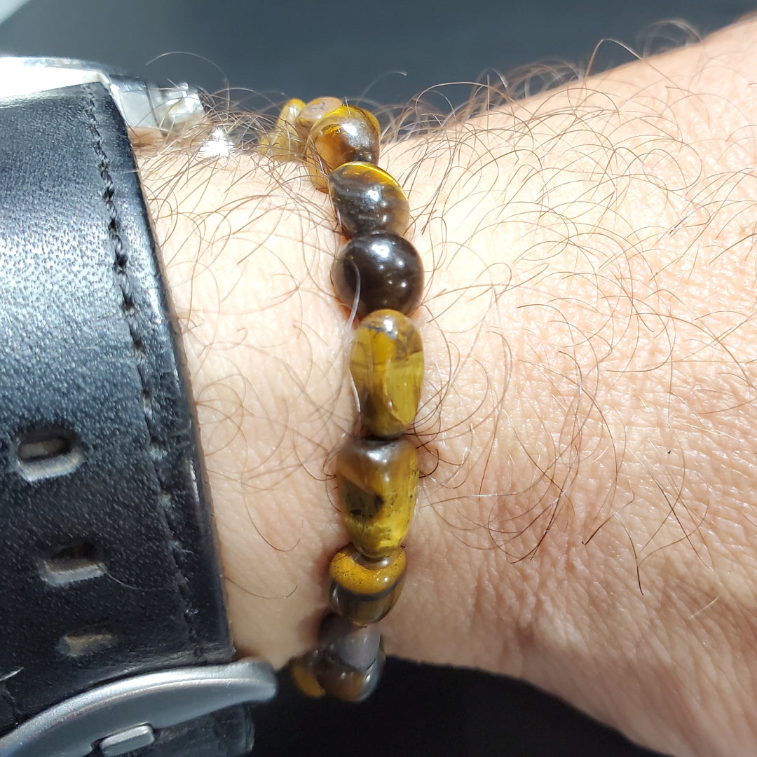 Bracelet Oeil De Tigre Plat