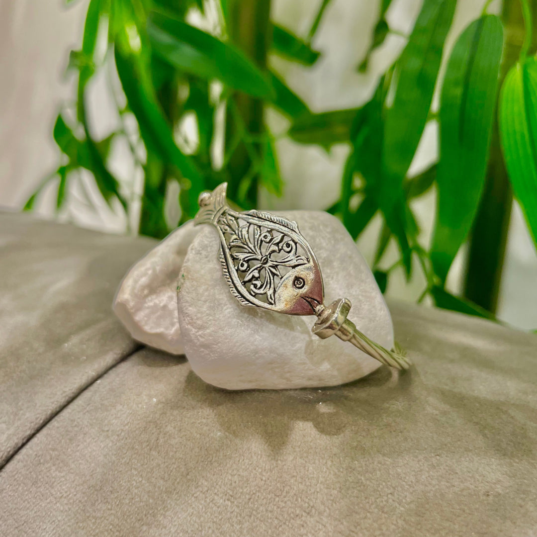 Bracelet motif poisson en Argent