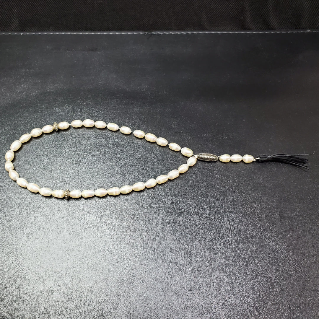 Chapelet Perle De Culture Natuelle Goutte D'eau