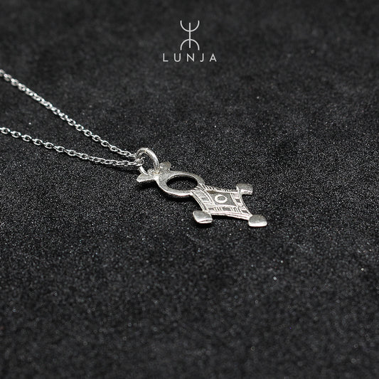 Collier touareg croix de sud en argent