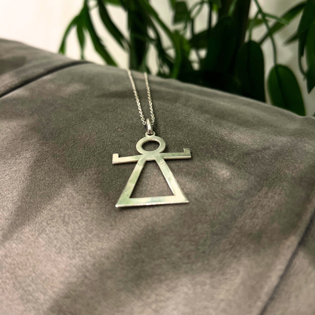 Collier en argent tanit berbère