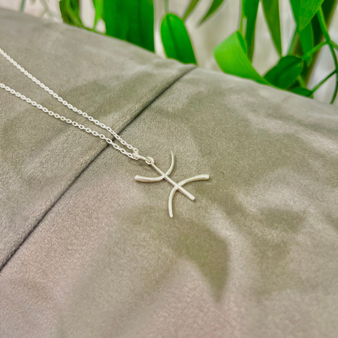 Collier lettre Yaz petit taille en argent