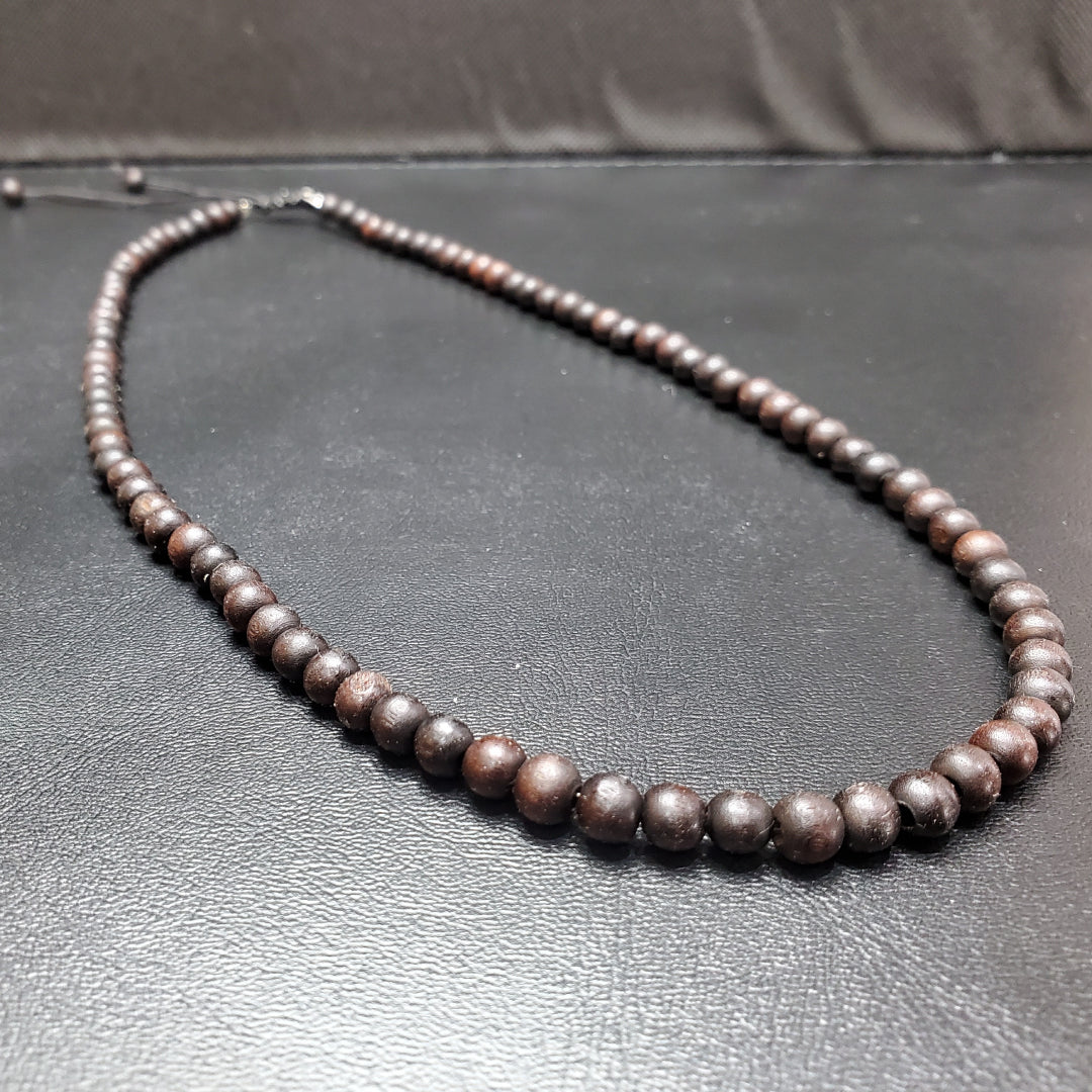 Collier En Bois Naturel