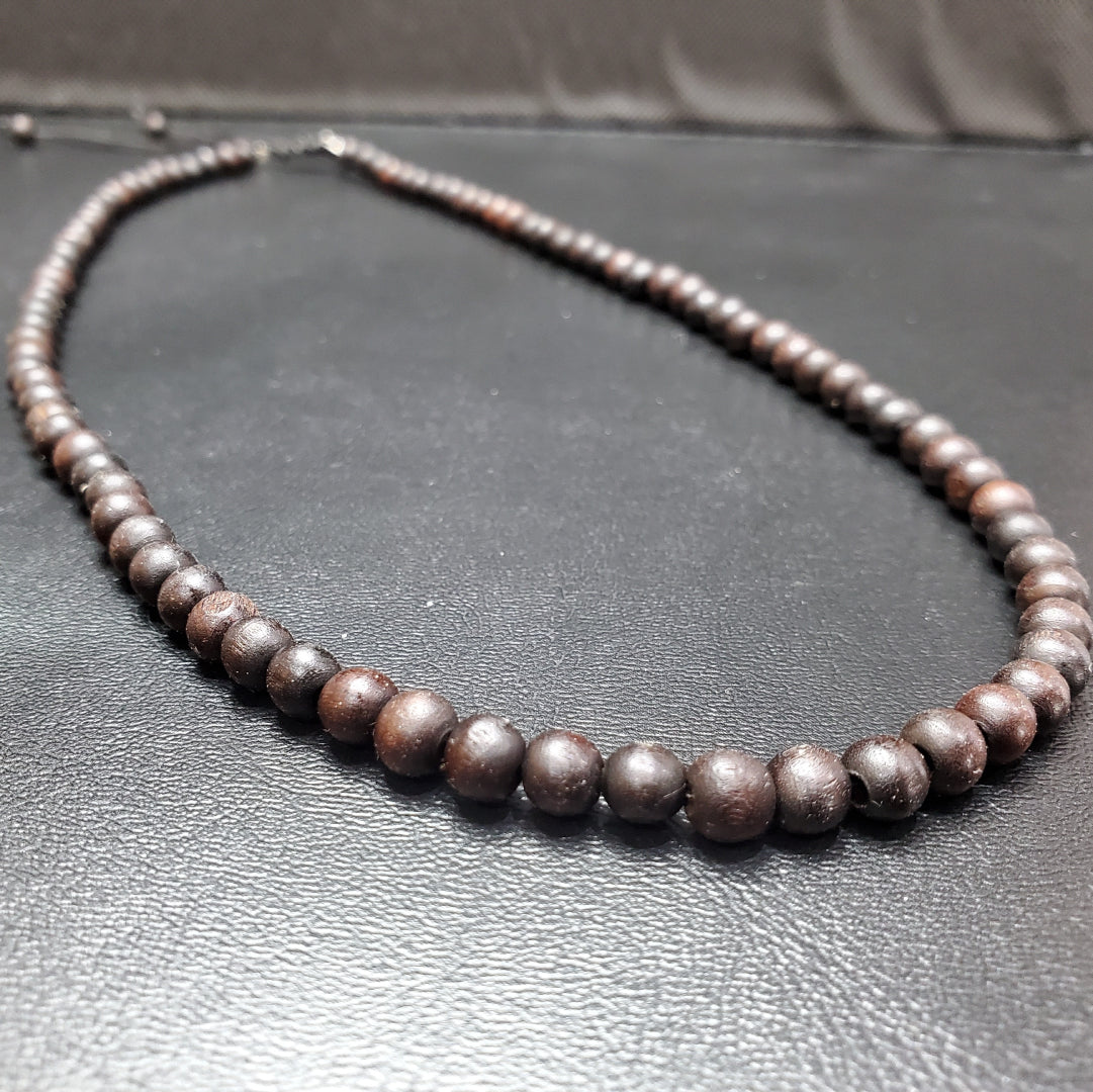 Collier En Bois Naturel