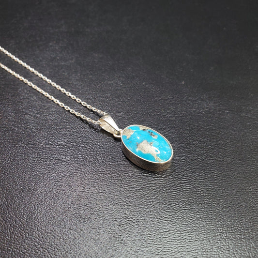 Collier Turquoise Argent