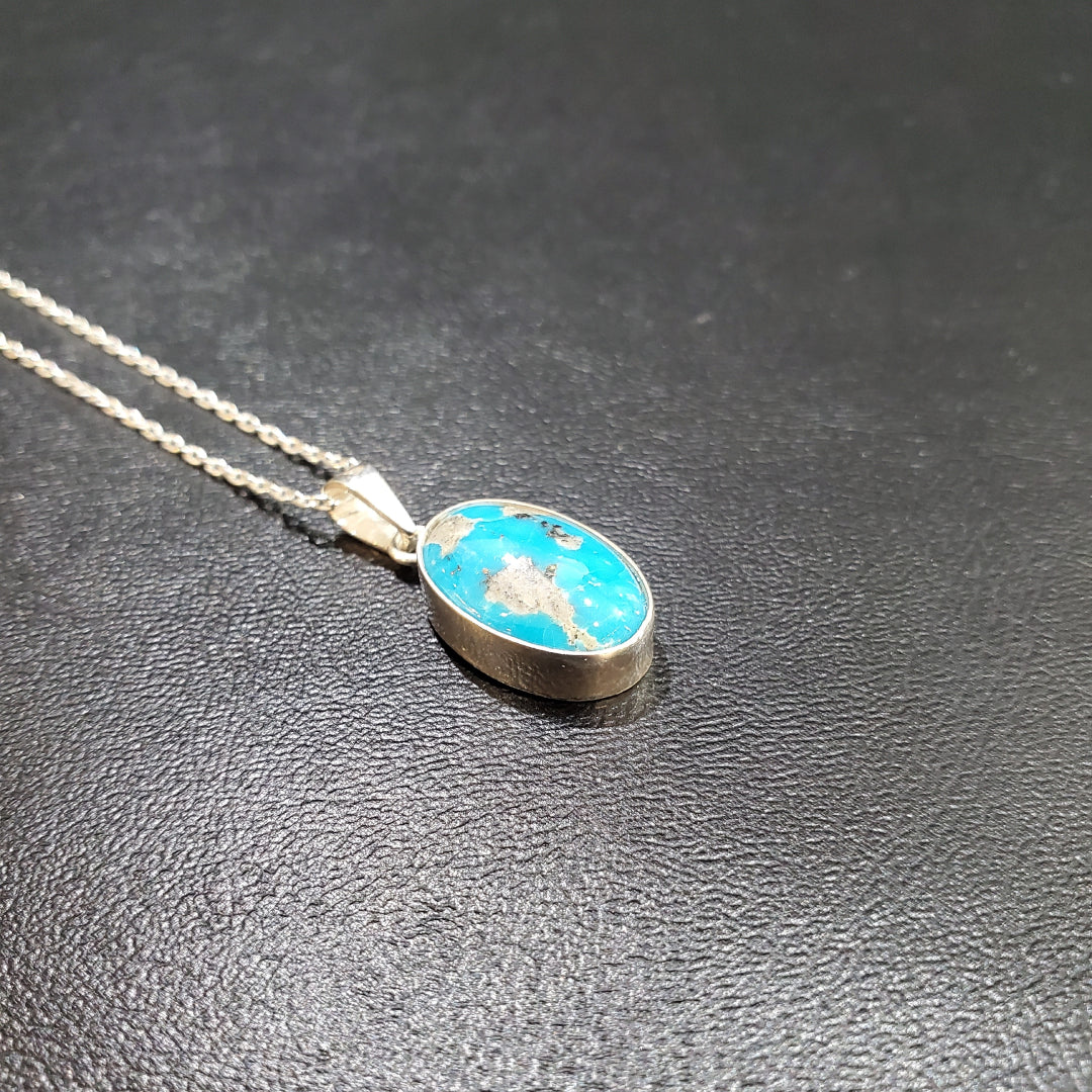 Collier Turquoise Argent