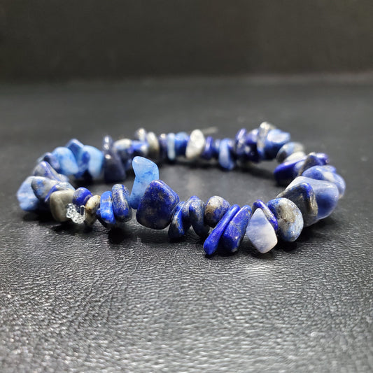 Bracelet Lapis-lazuli Chips