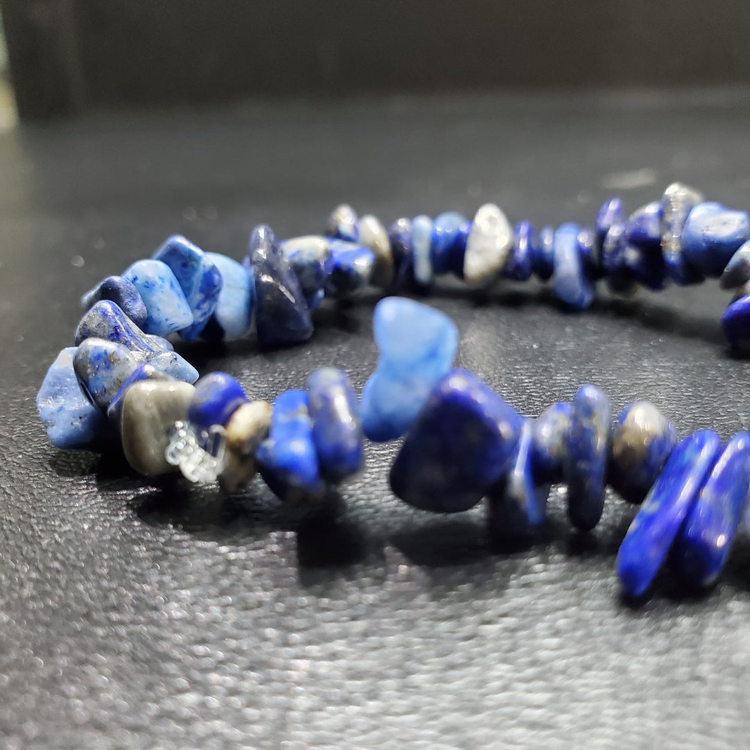 Bracelet Lapis-lazuli Chips