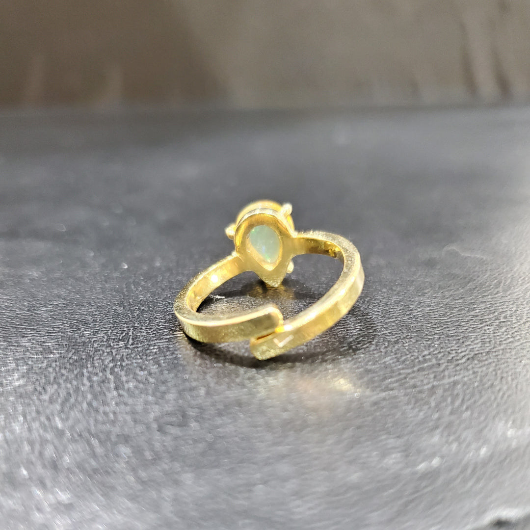Bague Opale Éthiopie Noble
