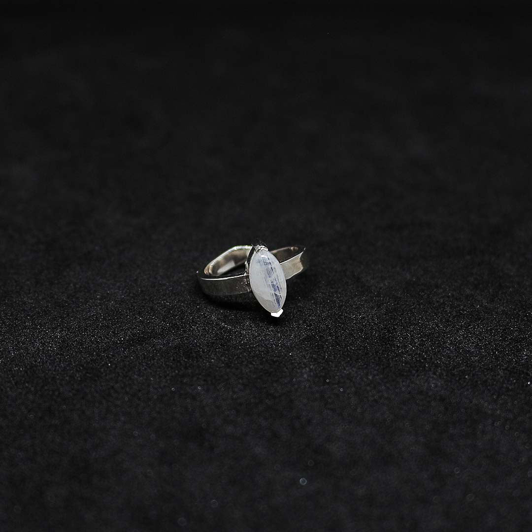 Bague Pierre De Lune Argent
