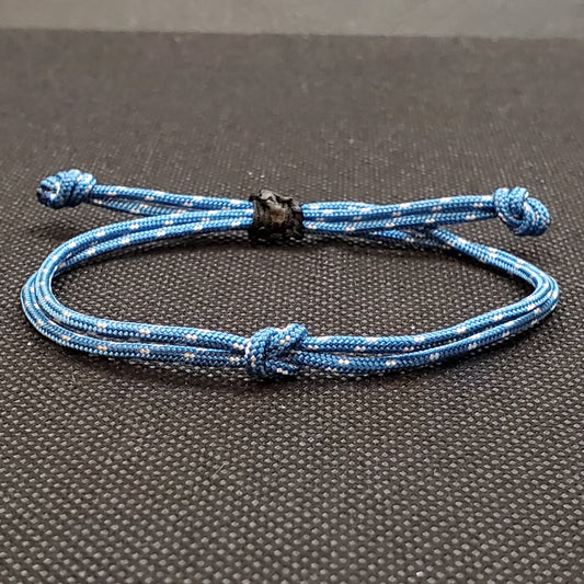 Bracelet en fil de paracorde  bleu