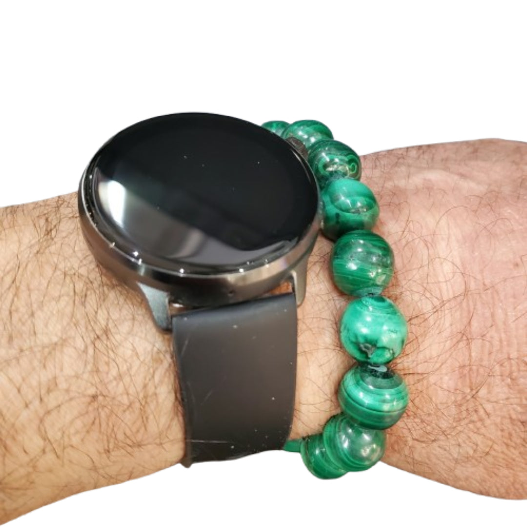 Bracelet Malachite 14mm