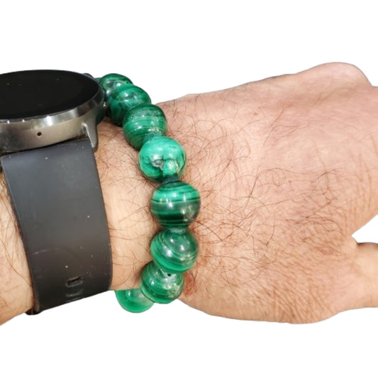 Bracelet Malachite 14mm