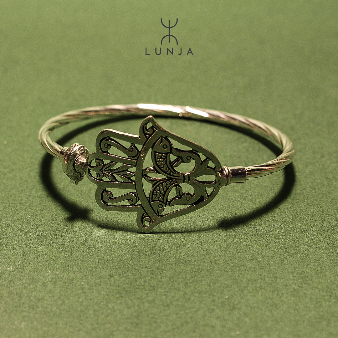 Bracelet khomsa héritage tunisienne Argent