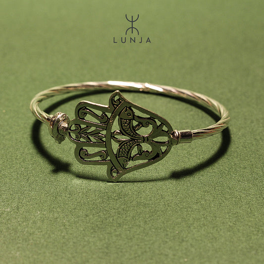 Bracelet khomsa héritage tunisienne Argent