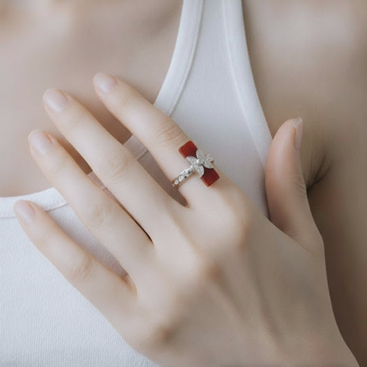 Bague argent 925 Agadez Cornaline