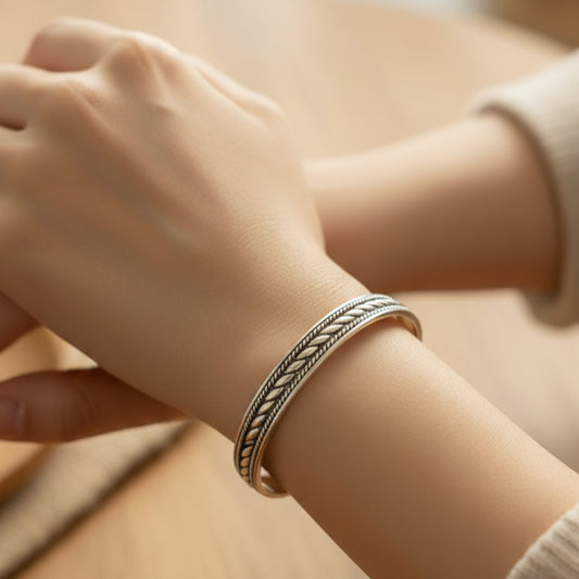 Bracelet Amazigh et Berbère en argent 925 original