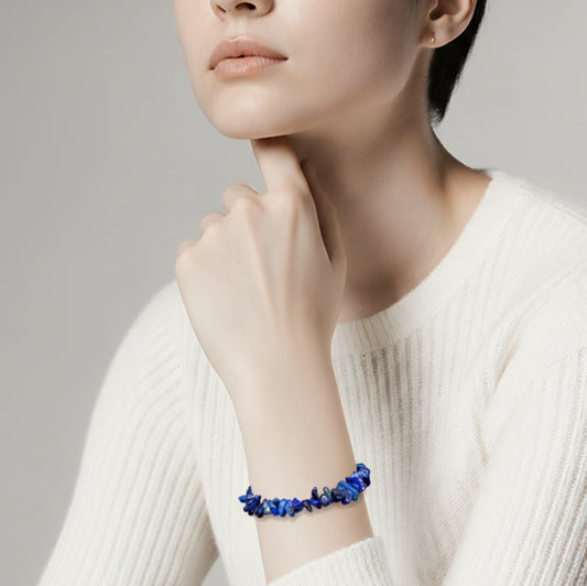 Bracelet Lapis-lazuli Chips