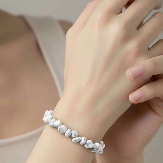 Bracelet Howlite Chips