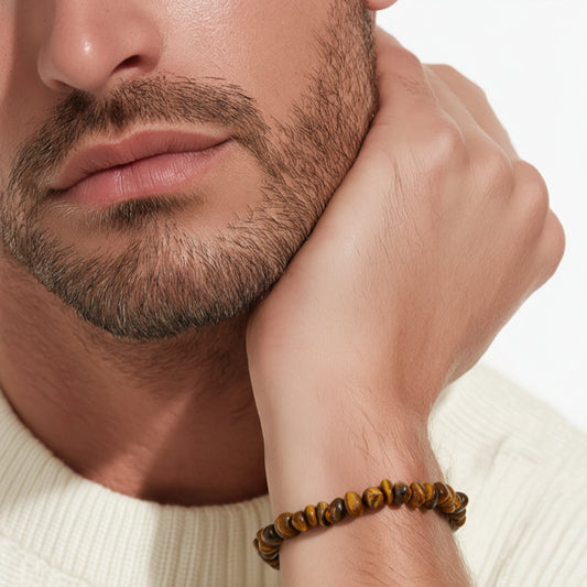 Bracelet Oeil De Tigre Plat