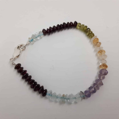 Bracelet Cinq Chakras en pierres naturelles