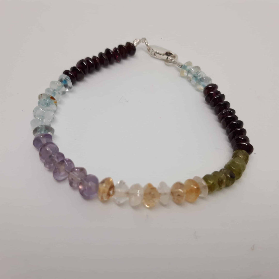 Bracelet Cinq Chakras en pierres naturelles