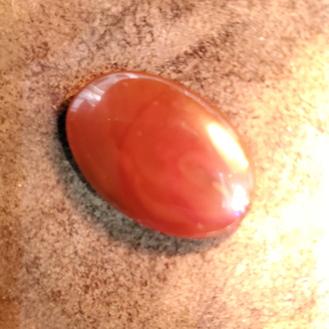 Agate rouge du Yémen حجر العقيق اليماني الأحمر الأصلي