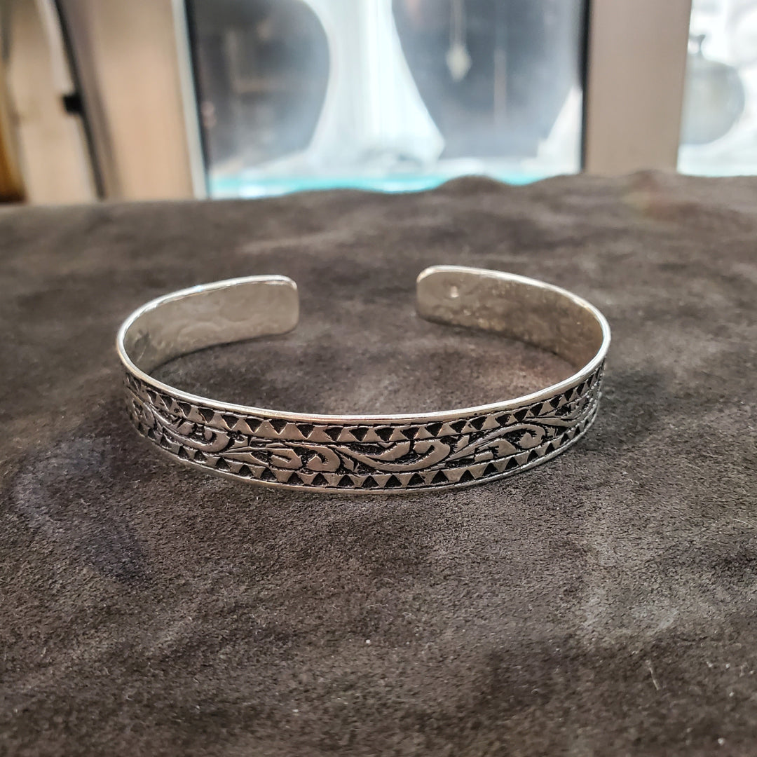 Bracelet Jonc Amazigh Tunisien fait main en argent 925
