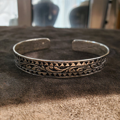 Bracelet Jonc Amazigh Tunisien fait main en argent 925