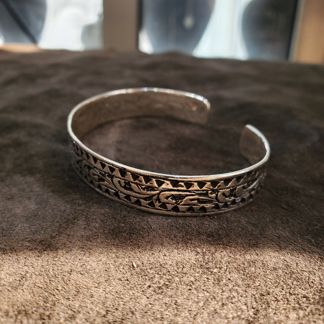 Bracelet Jonc Amazigh Tunisien fait main en argent 925