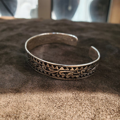 Bracelet Jonc Amazigh Tunisien fait main en argent 925