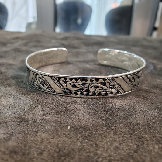 Jonc bracelet Amazigh ajustable Tunisien en argent 925