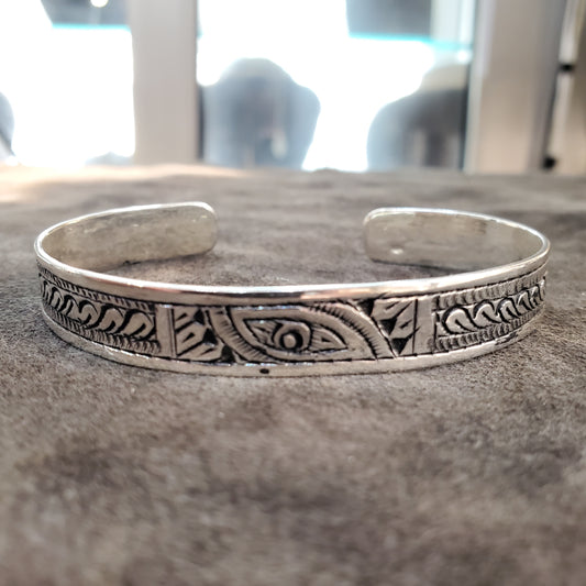 Jonc bracelet Berbère Tunisien en argent 925
