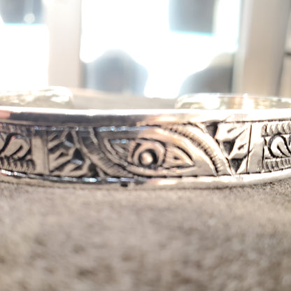 Jonc bracelet Berbère Tunisien en argent 925