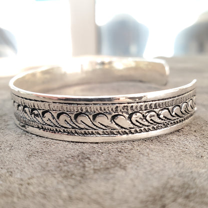 Jonc bracelet Berbère Tunisien en argent 925