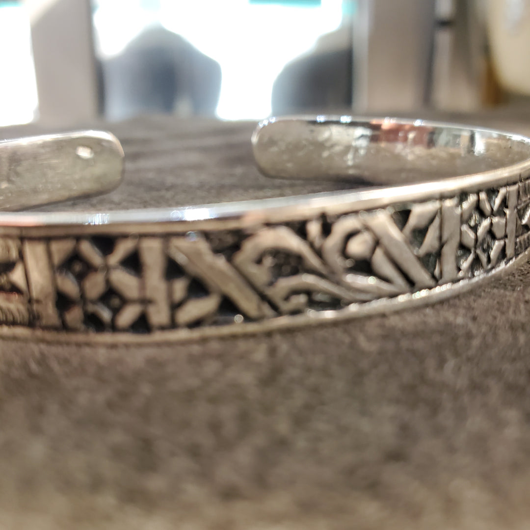 Bracelet Jonc Berbère Amazigh Tunisien en Argent 925